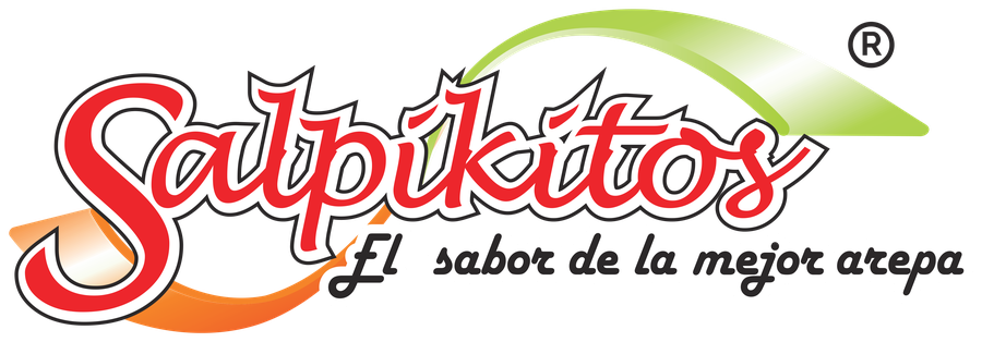 Salpikitos logo — El sabor de la mejor arepa (The taste of the best arepa)